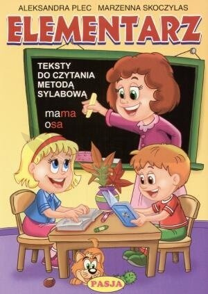 Elementarz. Teksty do czyt. met. sylabową br PASJA