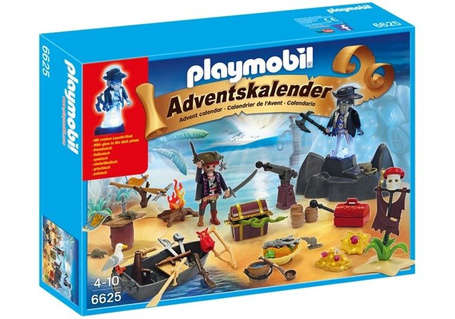 PLAYMOBIL 6625 Kalendarz adwentowy Tajemicza piracka wyspa skarbów