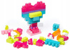 MEGA BLOKS KLOCKI 80 elementów ,duże klocki w torbie DCH62 dla dzieci +12m DCH62