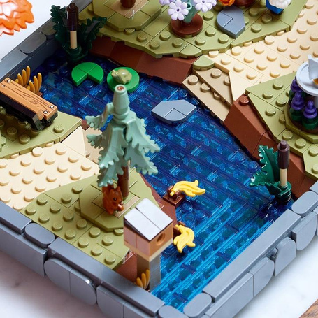 KLOCKI LEGO ICONS 11372 Jesienny ogród z chatką, zestaw dla dzieci +18 lat