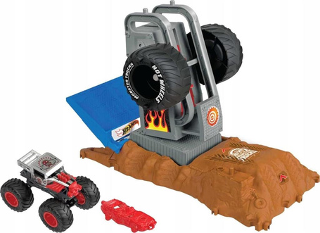 HOT WHEELS MONSTER TRUCK Arena Smashers WYZWANIE OPONOWA SZTANGA Bone Shake HNB88