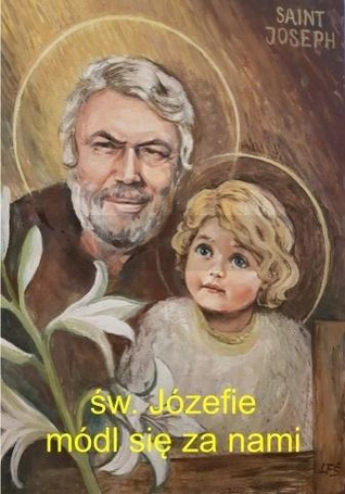 Magnes na lodówkę - Św. Józef