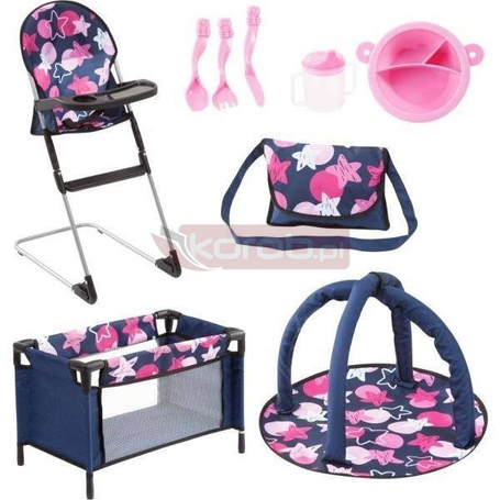 Akcesoria dla lalek 9 elementów