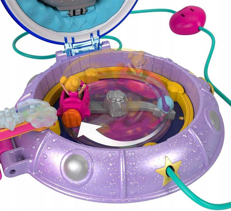 LALKA POLLY POCKET KOSMICZNA PRZYGODA UFO zestaw do zabawy +4 lata HCG25
