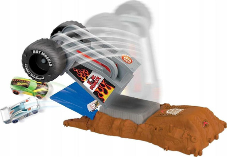 HOT WHEELS MONSTER TRUCK Arena Smashers WYZWANIE OPONOWA SZTANGA Bone Shake HNB88