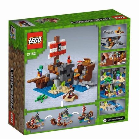 Klocki Minecraft 21152 BigFig - Steve z papugą