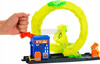 HOT WHEELS CITY ZESTAW Zakręcony tor węża + autko, dla dzieci +4 lata JBM63