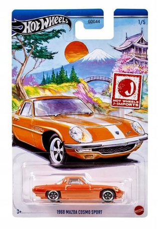 HOT WHEELS Themed J-Import Series 1/5 1968 Mazda Cosmo Sport HRT00
