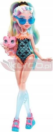LALKA MONSTER HIGH LAGOONA BLUE + akcesoria HHK55