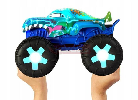HOT WHEELS MONSTER TRUCK MEGA WREX ALIVE SAMOCHÓD RC 1:15 zdalnie sterowany JBD90