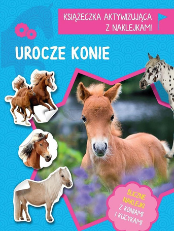 Książeczka aktywizująca z naklejkami. Urocze konie