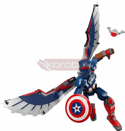 LEGO MARVEL 76296 FIGURKA NOWEGO KAPITANA AMERYKI zestaw klocków dla dzieci