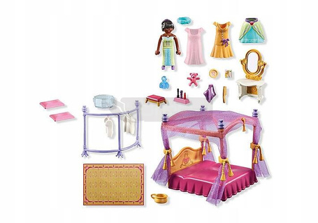 PLAYMOBIL PRINCES MAGIC 71847 SYPIALNIA KSIĘŻNICZEK zestaw dla dzieci 4+
