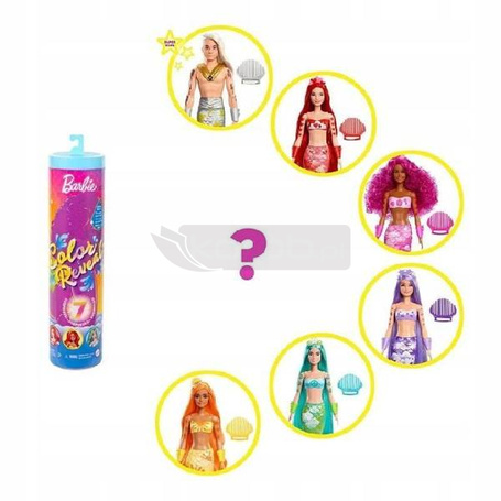 Lalka Barbie niespodzianka Syrenka HCC46