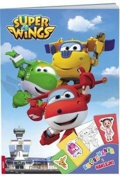 Super Wings. Kolorowanka i naklejki