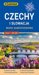 Mapa - Czechy i Słowacja 1:500 000