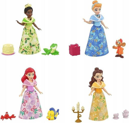 LALKA DISNEY KSIĘŻNICZKI KALENDARZ ADWENTOWY HLX06