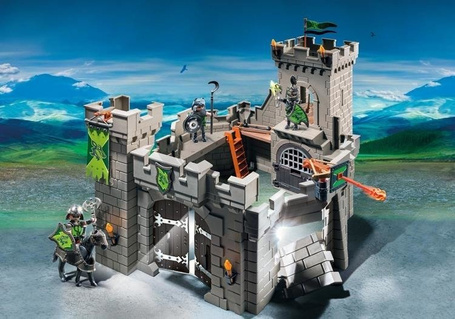 PLAYMOBIL 6002 Forteca rycerzy herbu Wilk