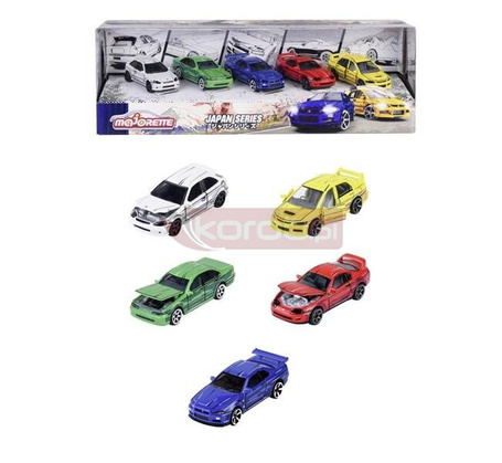Majorette Japan Series 5 pak