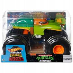 HOT WHEELS MONSTER TRUCK 1:24 Turtles Michelangelo HYJ15