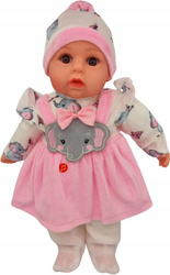 Lalka bobas mówi i śpiewa 45cm