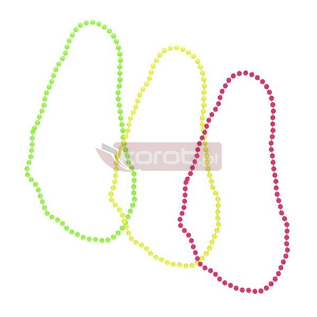 Komplet naszyjników neon 3szt