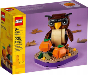 LEGO Okolicznościowe 40497 Halloweenowa sowa, zestaw klocków +8 lat
