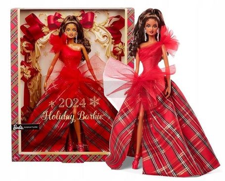 LALKA BARBIE HOLIDAY 2024 Signature lalka kolekcjonerska, świąteczna HRM63