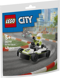 LEGO CITY 30719 Gokart wyścigowy, polybag dla dzieci +5 lat