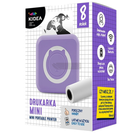 Mini drukarka termiczna KIDEA