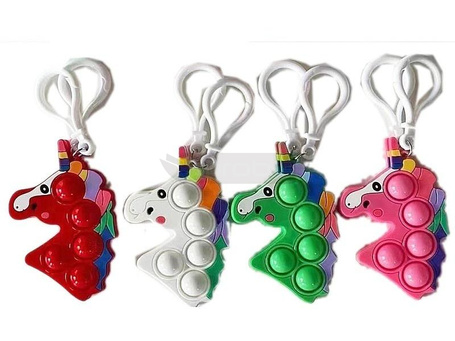 Brelok gniotek antystresowy jednorożec MIX