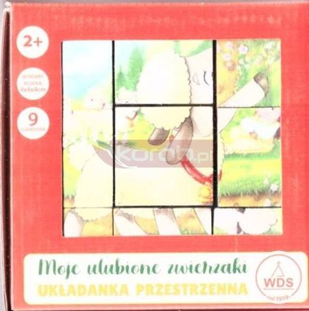 Układanka przestrzenna - Moje ulubione zwierzaki