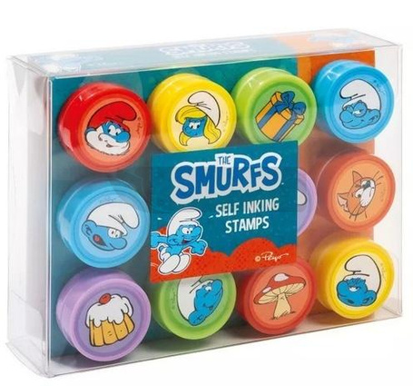 Pieczątki samotuszujące Smerfy
