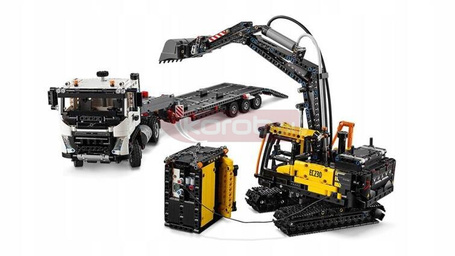 LEGO TECHNIC 42175 CIĘŻARÓWKA VOLVO FMX I KOPARKA EC230 ELECTRIC zestaw klocków