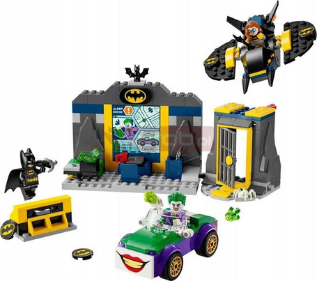 LEGO DC BATMAN 76272 JASKINIA BATMANA Z BATGIRL I JOKEREM zestaw klocków 4+