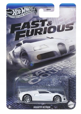 HOT WHEELS Silver Series FAST & FURIOUS RACING COURSE 5/5 Bugatti Veyron JBY43