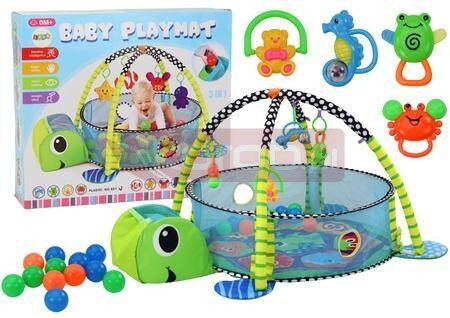 Mata dla niemowlaka 3w1 Żółw