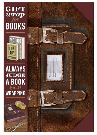 Gift wrap Papier do książki Leather satchel
