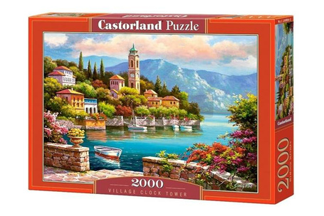 Puzzle 2000 Village Clock Tower CASTOR