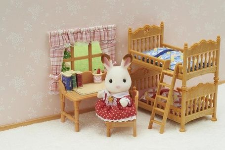 Sylvanian Families Wiejski pokój dziecięcy z łóżkiem piętrowym