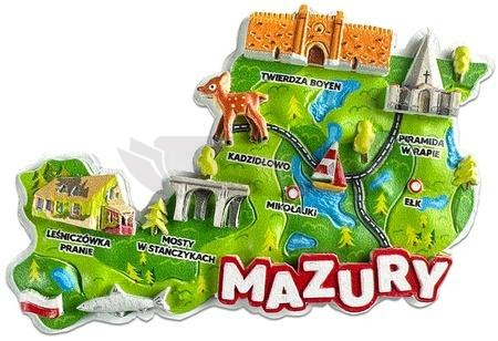 Magnes I love Poland Mazury ILP-MAG-C-MAZ-46