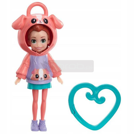 LALKA POLLY POCKET LALECZKA zawieszka PIESEK HKW01