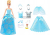 DISNEY PRINCESS LALKA KSIĘŻNICZKA KOPCIUSZEK zestaw z szafą i ubrankami JCR96