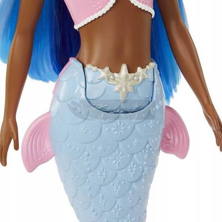 Lalka Barbie Syrenka różowo-niebieski ogon HGR12