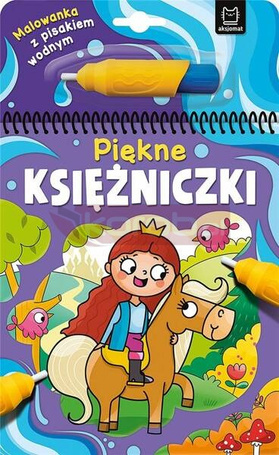 Malowanka z pisakiem wodnym. Piękne księżniczki