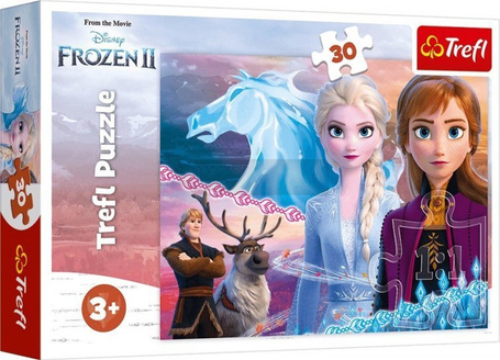Puzzle 30 elementów Kraina Lodu 2 - Odwaga sióstr