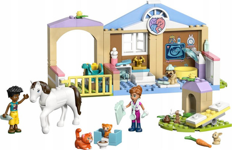 KLOCKI LEGO FRIENDS 42696 Lecznica dla zwierząt, zestaw dla dzieci +4 lata