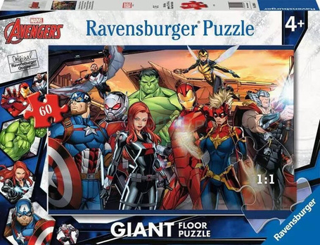 Puzzle 60 elementów Avengers Gigant 