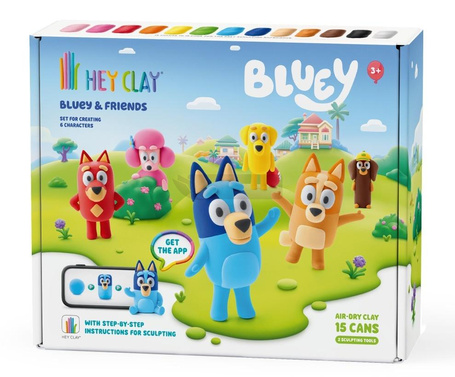 Hey Clay Bluey + akcesoria 15-pak