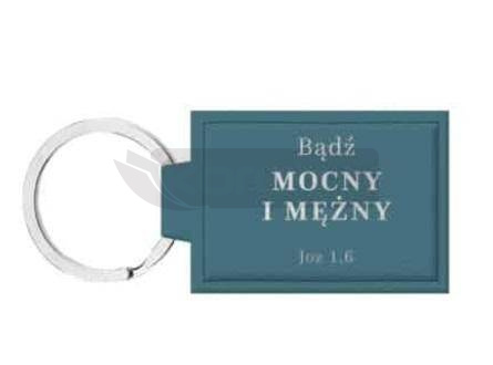 Brelok skórzany - Bądź mocny